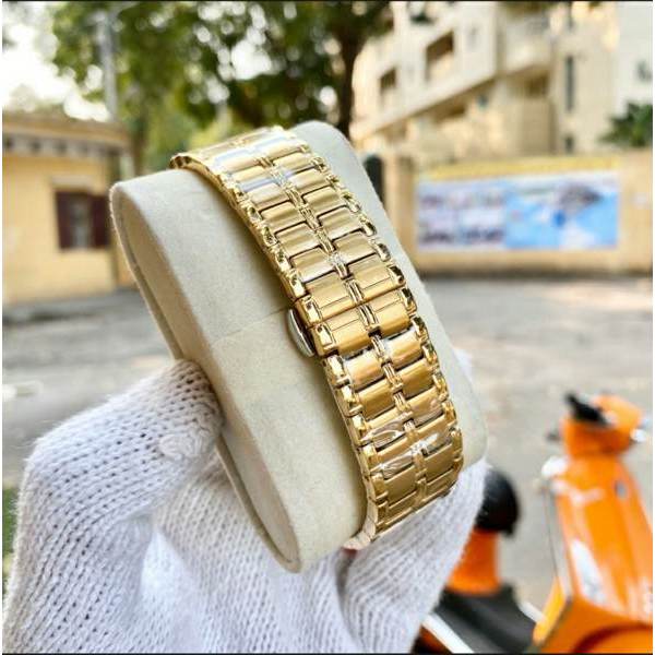 Đồng Hồ Nam O.M  chạy Pin Dây Thép Khung Thép Chống Xước, Chống Nước.