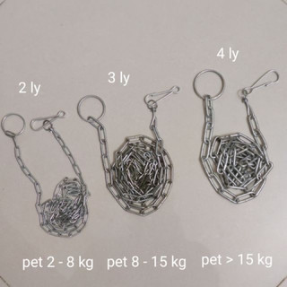 Xích chó mèo đủ size (2 li, 3li, 4li)