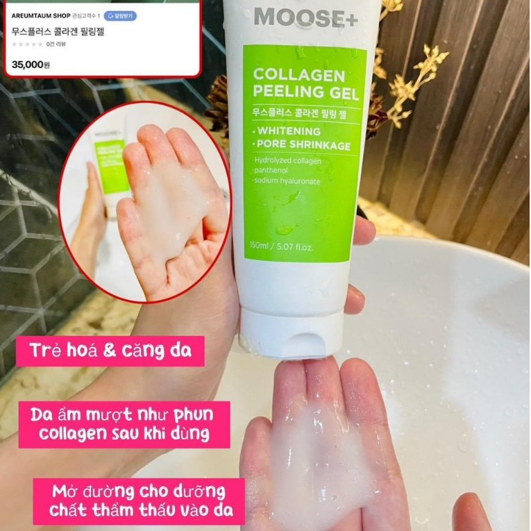 Tẩy Tế Bào Chết Moose+ Peeling Gel 150ml