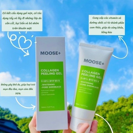 Tẩy Tế Bào Chết Moose+ Peeling Gel 150ml