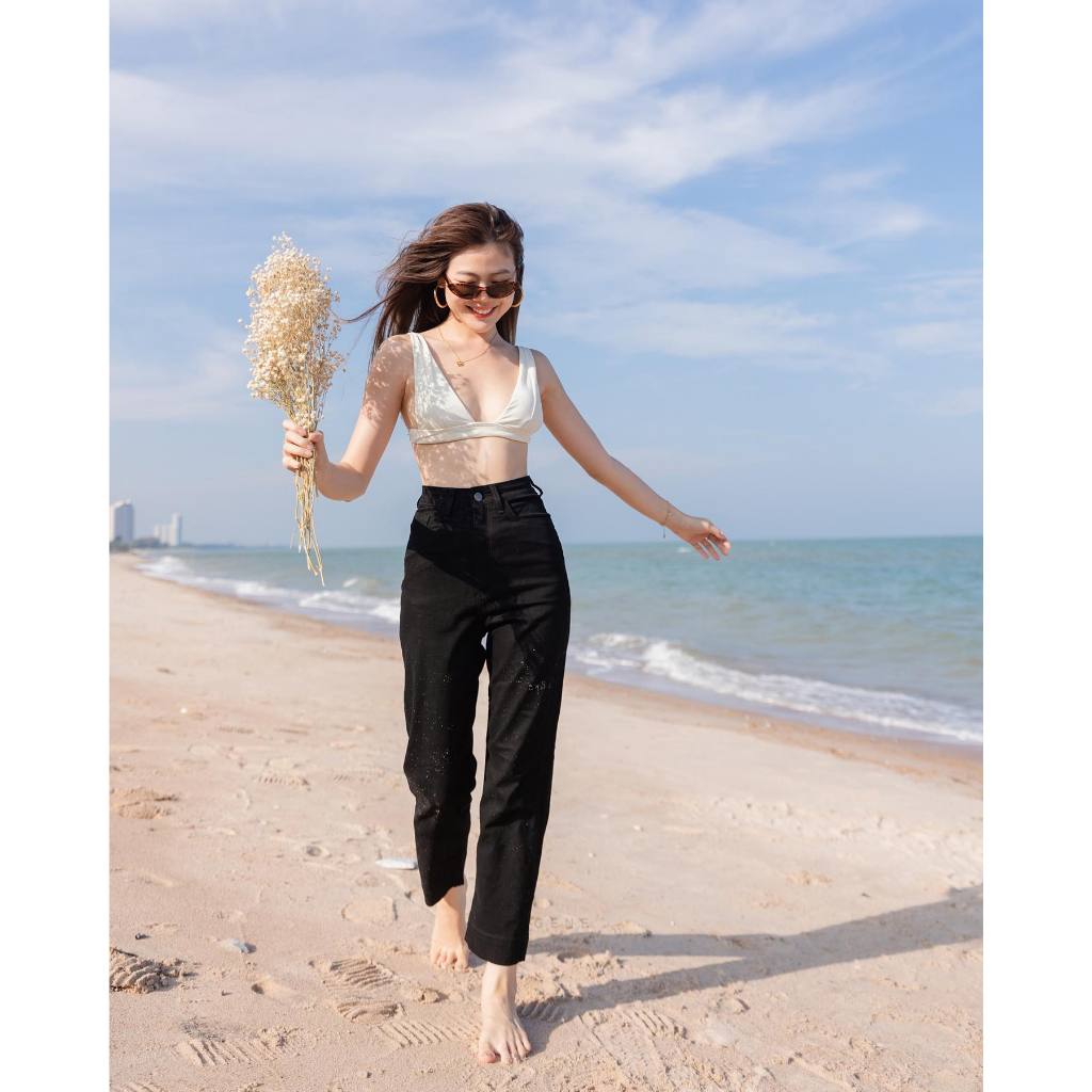 LIGAM - QUẦN KAKI ỐNG SUÔNG JAMILLE