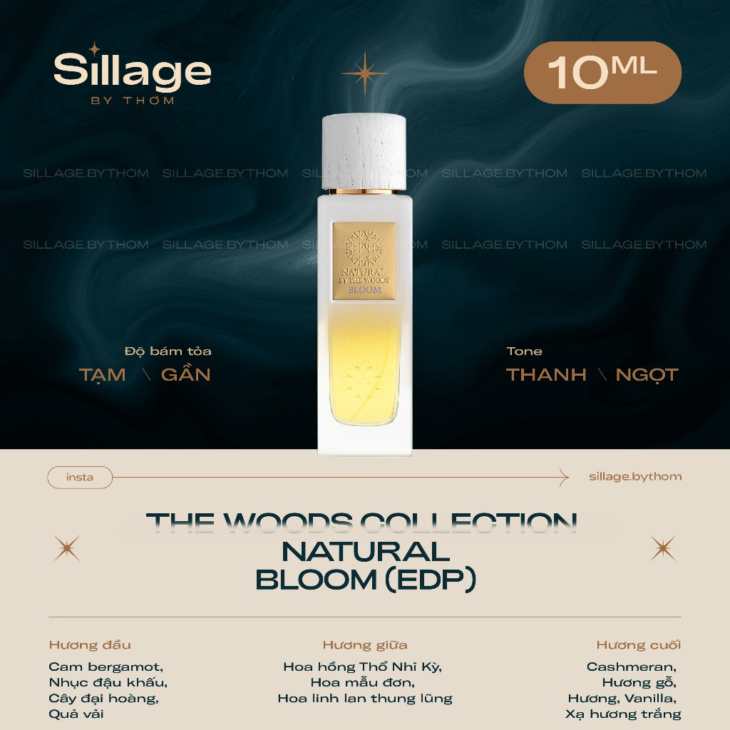 THE WOODS COLLECTION NATURAL BLOOM EDP | Mẫu thử nước hoa nữ