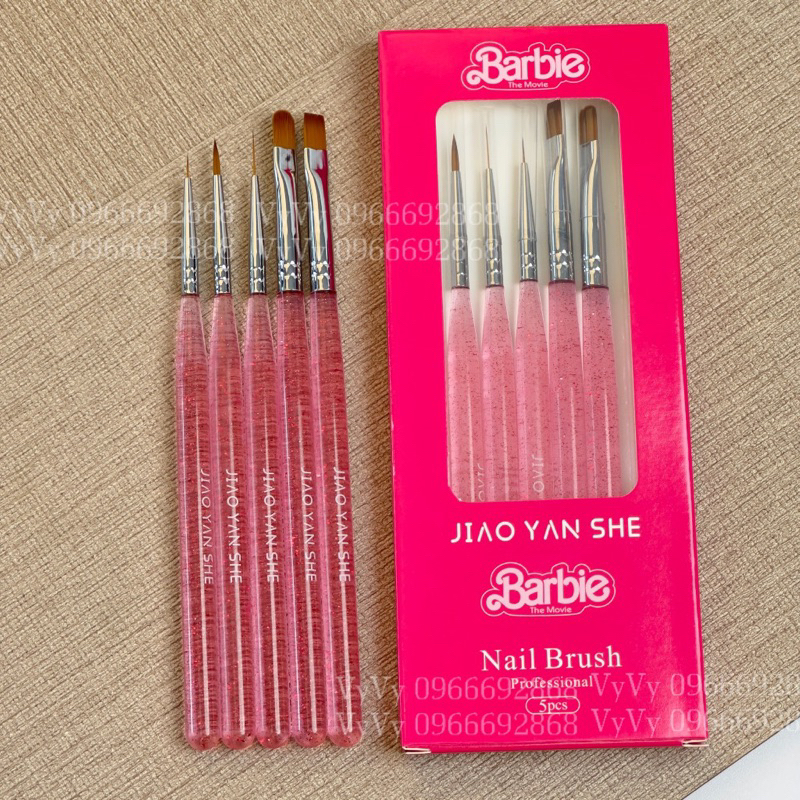Set 5 cọ nail JIAO YAN SHE vẽ móng