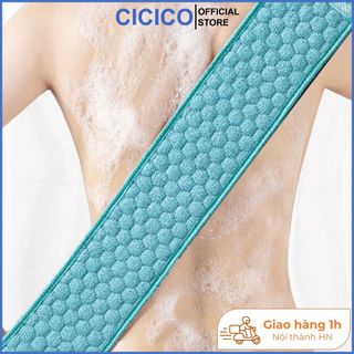 Cọ lưng Cicico A194 khăn tắm cọ lưng kháng khuẩn bền và siêu sạch