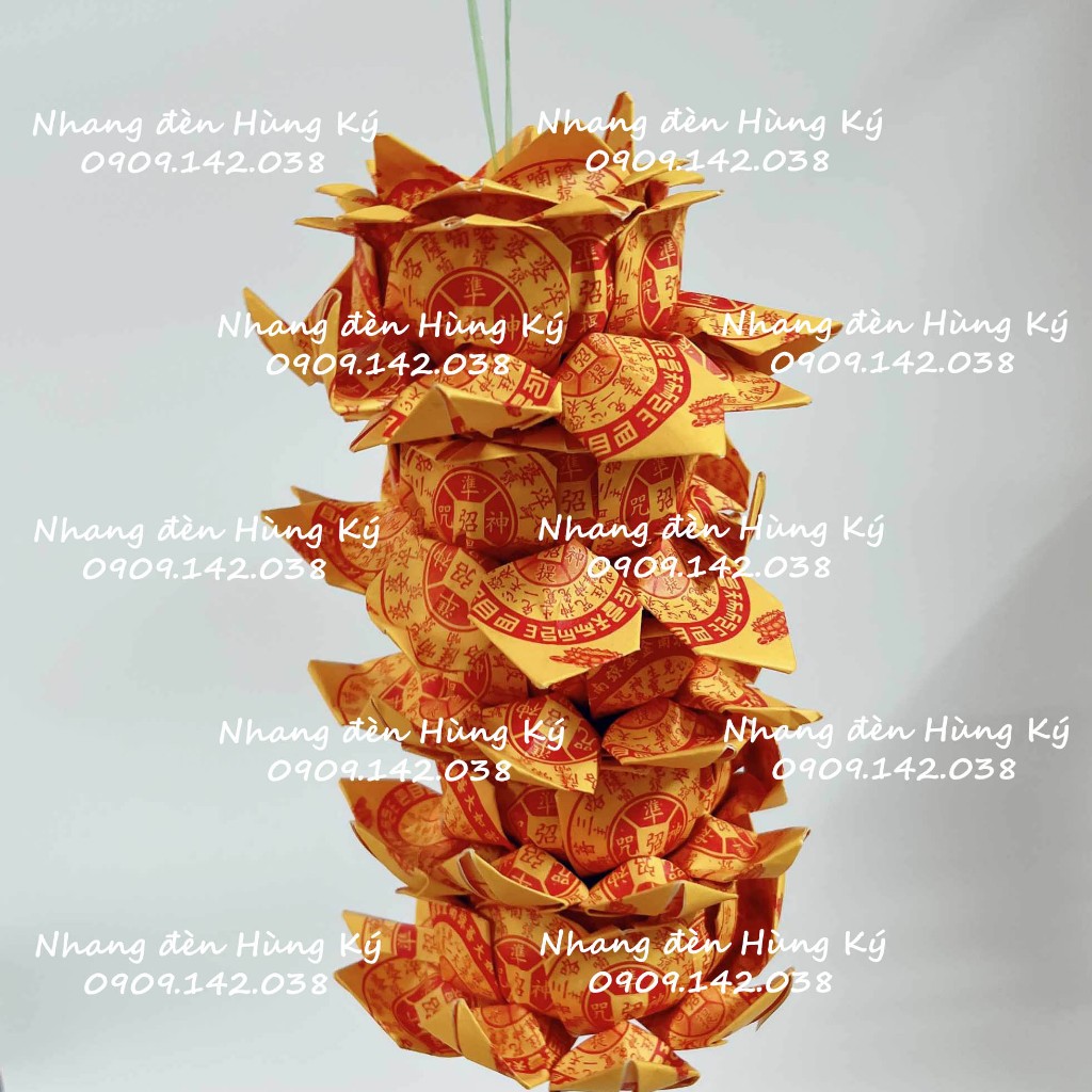 Hoa sen giấy vãng sanh như hình