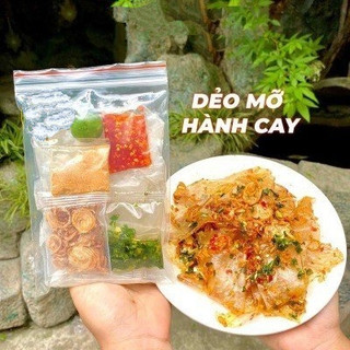 Bánh tráng phơi sương dẻo sate-hành phi-tỏi phi- hành lá muối nhuyễn siêu cay