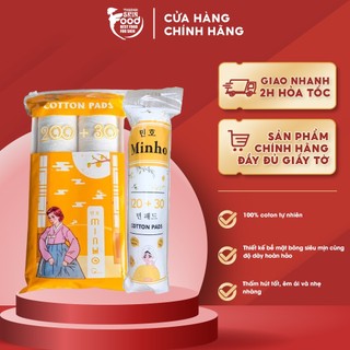Bông Tẩy Trang Cotton Siêu Mềm Minho Cotton Pads 230 Miếng, 150 Miếng
