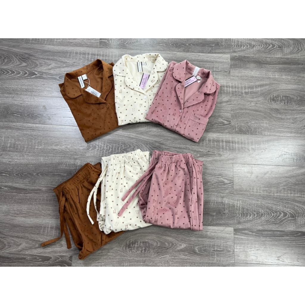 Bộ Đồ Nhung Tăm Cao Cấp