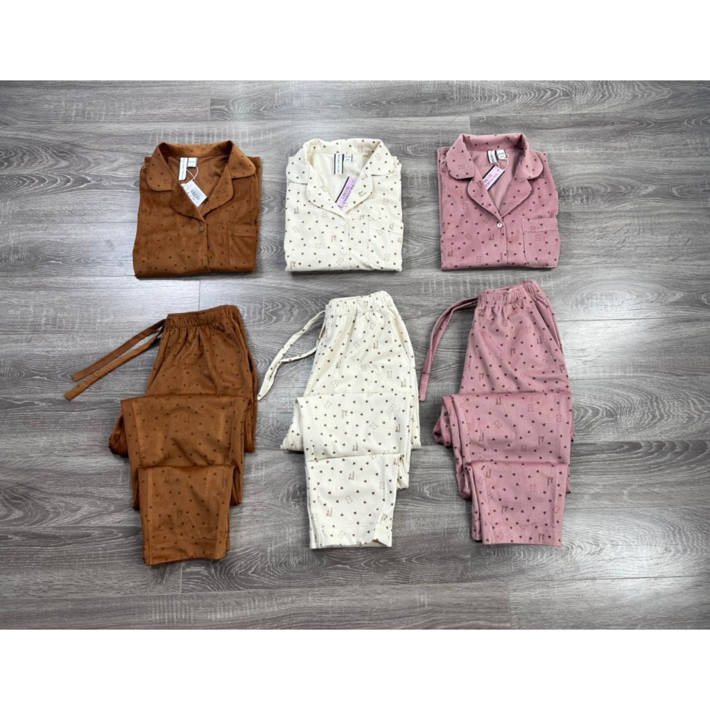 Bộ Đồ Nhung Tăm Cao Cấp