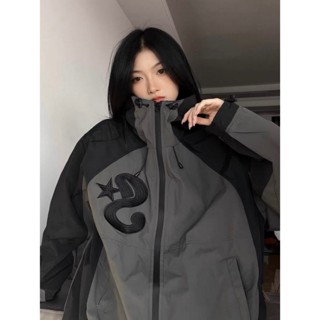 Áo Khoác Dù Có Mũ Trùm Dáng Rộng Thêu Chữ Phong Cách Nam Nữ - ĐĂNG QUANG CLOTHER