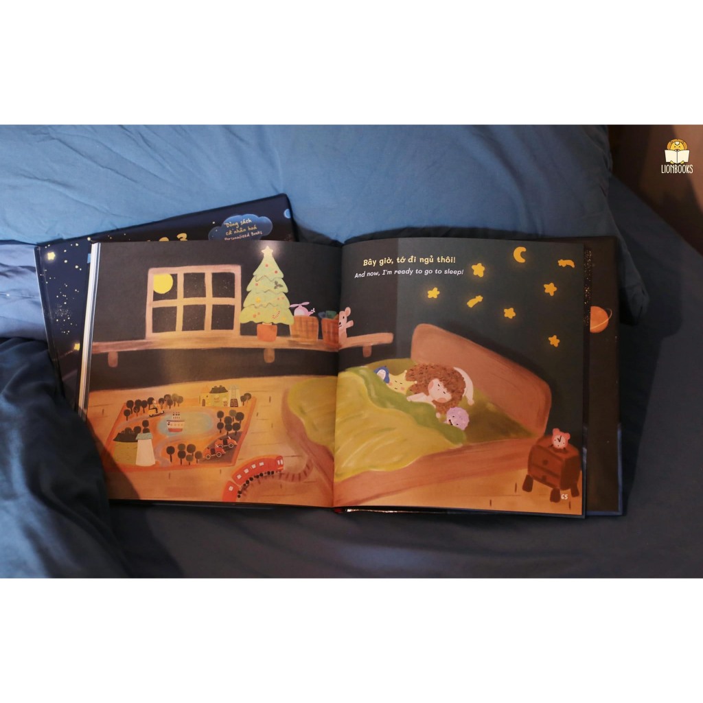 Sách In Tên - 123 Mau Đi Ngủ Thôi - Bìa Cứng