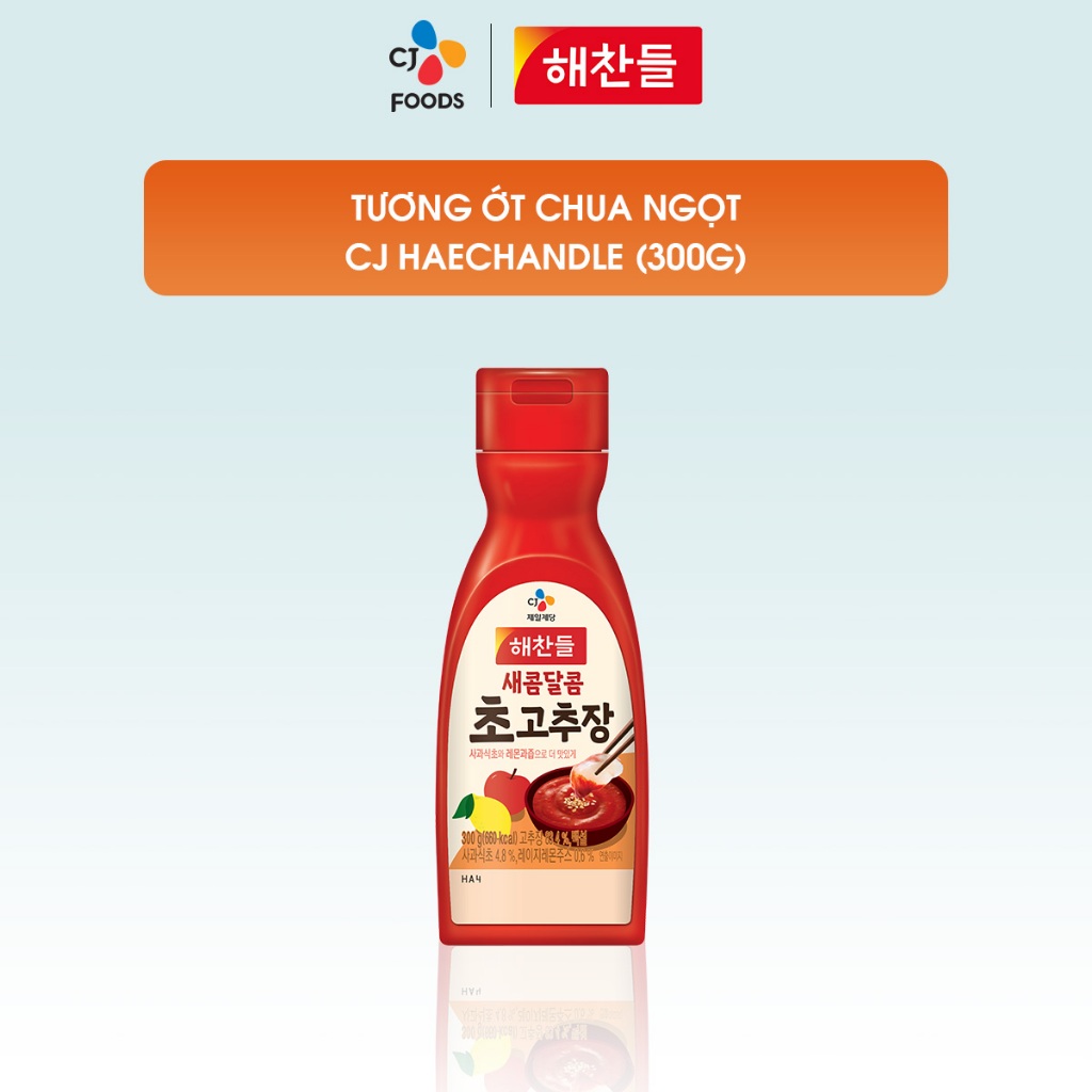 Tương ớt chua ngọt Hàn Quốc Chogochujang CJ Haechandle 300g - Nhập khẩu từ Hàn Quốc