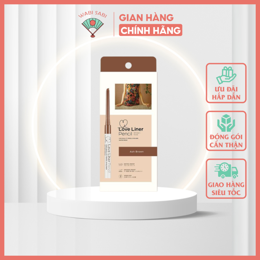 Chì kẻ mắt chống nước LOVELINER Nội Địa Nhật - Phân Phối Từ WabiSabi