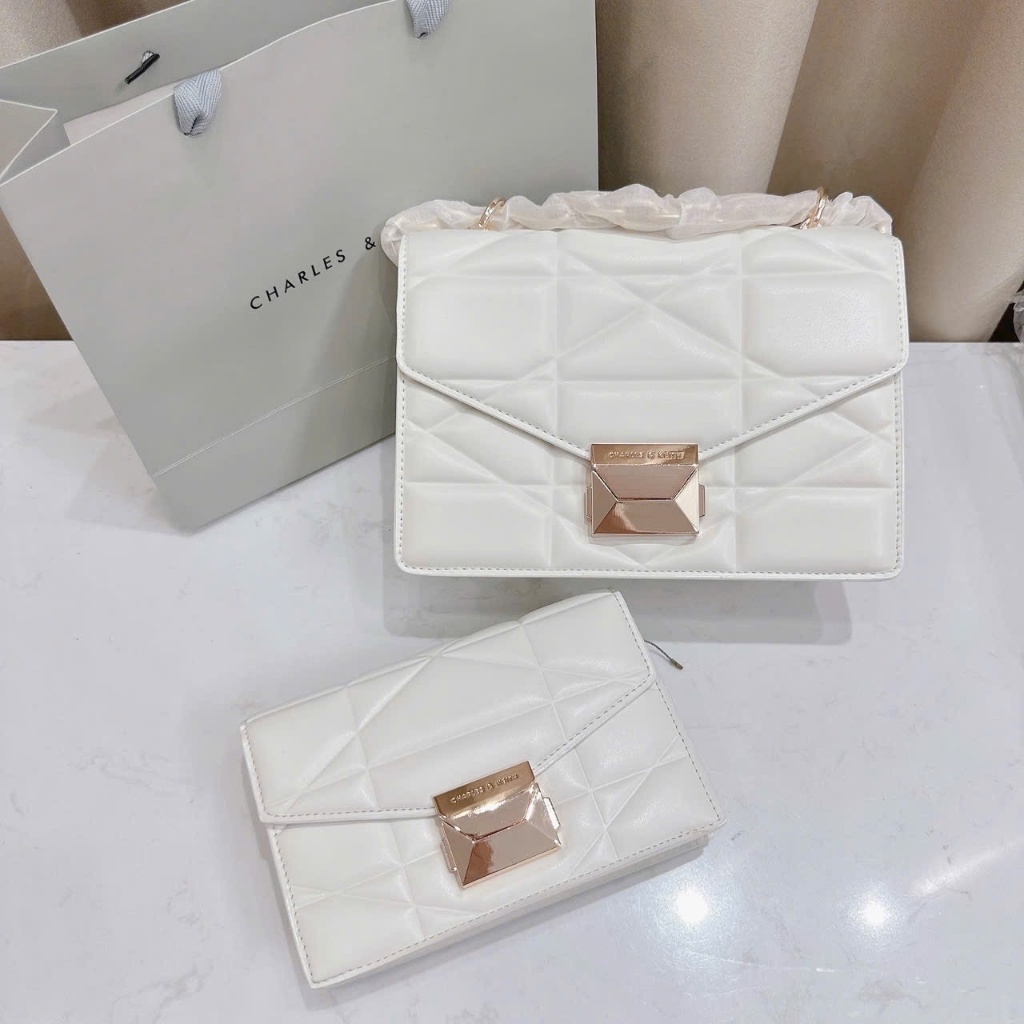 Túi kẹp nách + túi đeo chéo nữ size 19cm CK2-70770615 và size 24cm CK2-80782204 đủ màu