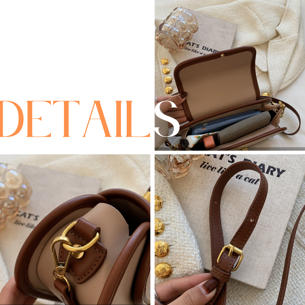 Túi retro thời trang yên ngựa Amera Túi đeo vai đa năng