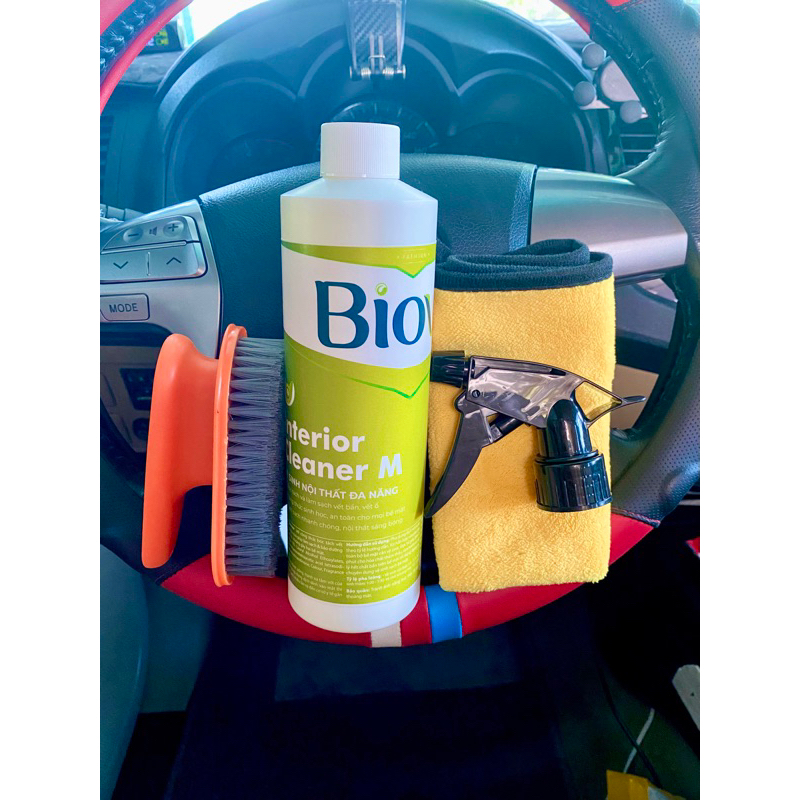 Vệ Sinh Nội Thất Biovi( gồm vòi xịt và bàn chải , khăn 30/30)