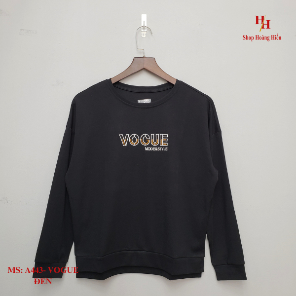 Áo sweater cotton nhật dài tay form rộng , phông dài tay Hifa Hoàng Hiền: A443