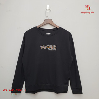 Áo sweater cotton nhật dài tay form rộng , phông dài tay Hifa Hoàng Hiền: A443