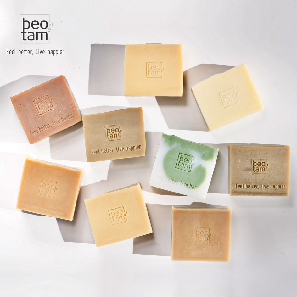 Xà phòng Tơ Tằm Bèo Tấm từ sợi tơ tằm tự nhiên giúp da trắng sáng mịn màng, chống lão hóa, chống tia UV gây hại 100gr