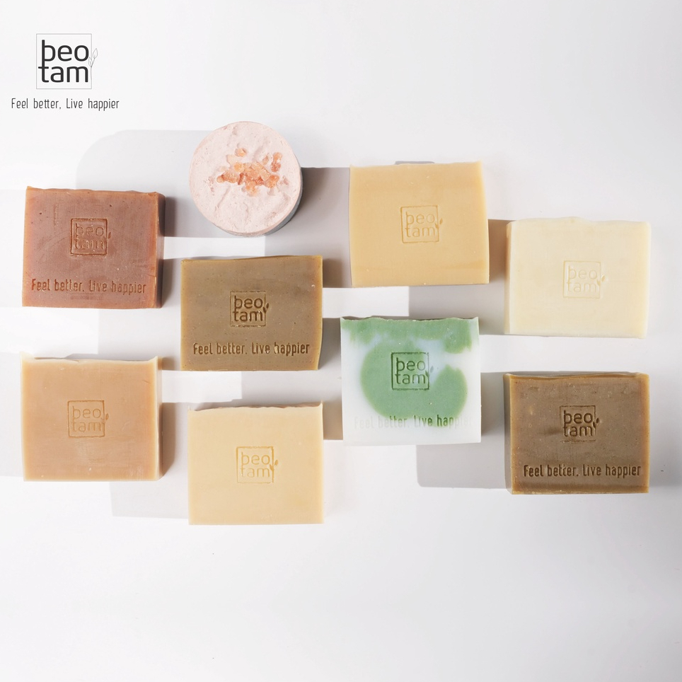 Xà phòng Tơ Tằm Bèo Tấm từ sợi tơ tằm tự nhiên giúp da trắng sáng mịn màng, chống lão hóa, chống tia UV gây hại 100gr