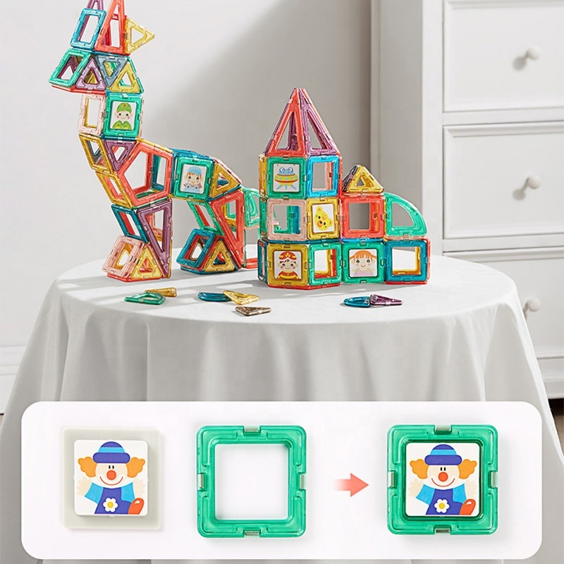 Đồ chơi xây dựng từ tính xếp hình nam châm Magnetic Blocks KUB đồ chơi giáo dục khối xây dựng từ tính cho trẻ em