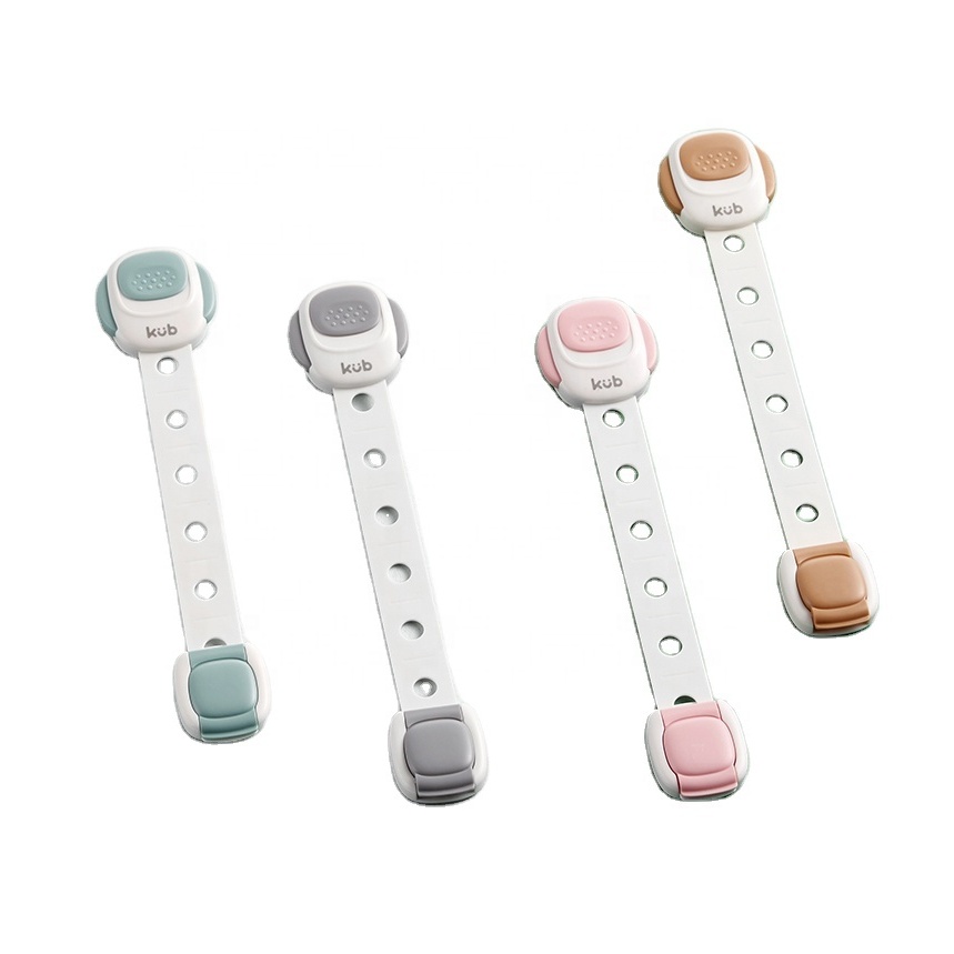 Dây khóa cửa tủ toilet ngăn kéo tủ lạnh an toàn KUB bằng nhưa ABS an toàn khóa chống trẻ em mở tủ bảo vệ khỏi kẹp tay