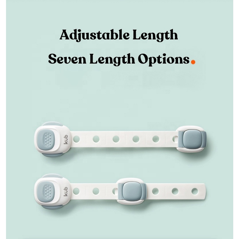 Dây khóa cửa tủ toilet ngăn kéo tủ lạnh an toàn KUB bằng nhưa ABS an toàn khóa chống trẻ em mở tủ bảo vệ khỏi kẹp tay