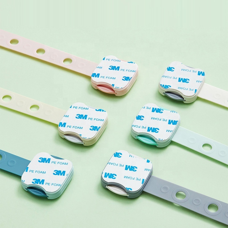 Dây khóa cửa tủ toilet ngăn kéo tủ lạnh an toàn KUB bằng nhưa ABS an toàn khóa chống trẻ em mở tủ bảo vệ khỏi kẹp tay