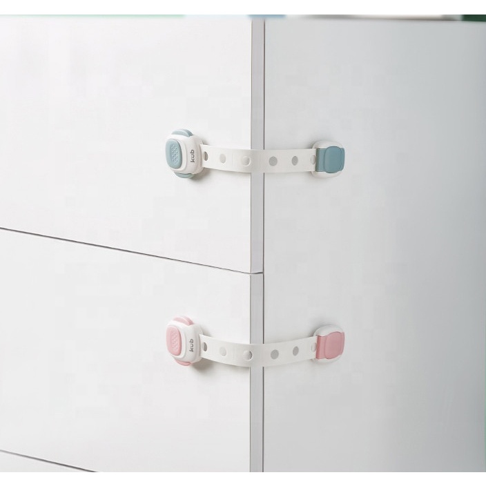 Dây khóa cửa tủ toilet ngăn kéo tủ lạnh an toàn KUB bằng nhưa ABS an toàn khóa chống trẻ em mở tủ bảo vệ khỏi kẹp tay