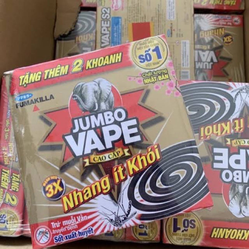 Combo 5 hộp nhang ít khói Jumbo Vape