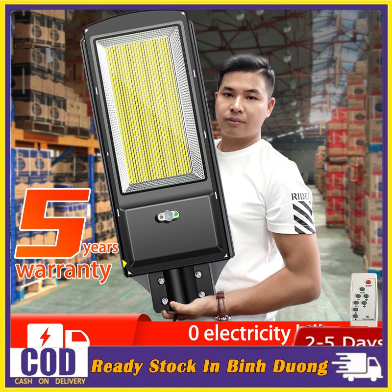 JIOR đèn năng lượng mặt trời 3000W IP67 chống nước ngoài trời siêu sáng đèn đường năng lượng mặt trời