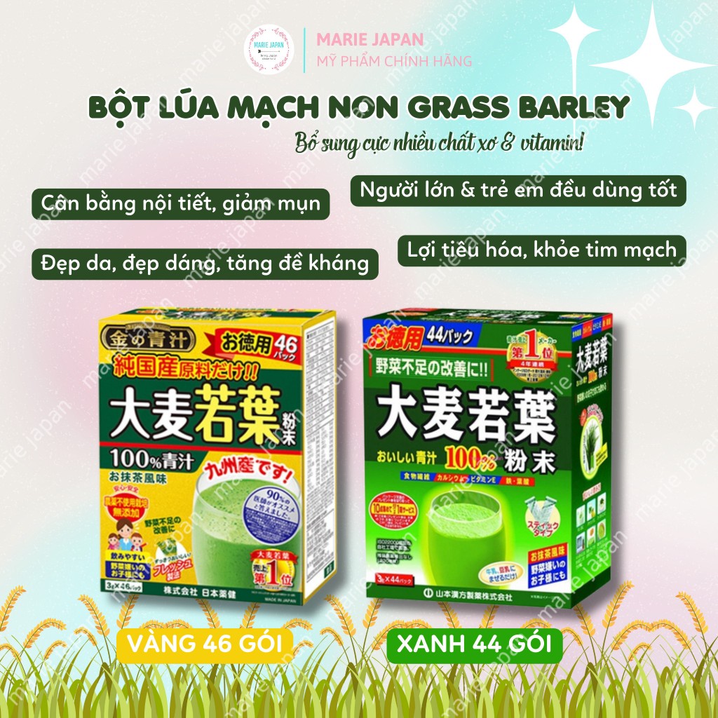 Bột lúa mạch non Grass Barley Nhật Bản