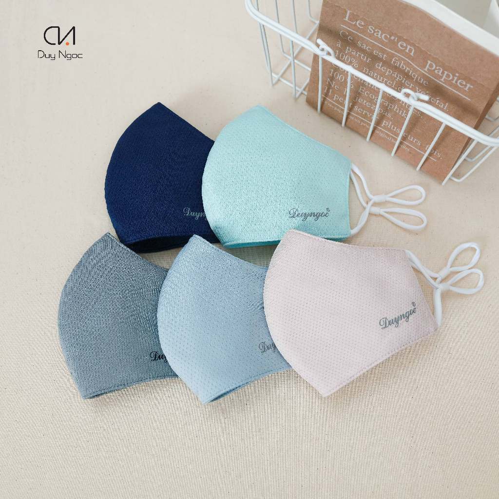 Khẩu Trang Mesh Plus Duy Ngọc Cao Cấp, vải mềm mại chất lượng, thoáng khí,dây đeo êm ái, có nút điều chỉnh dây