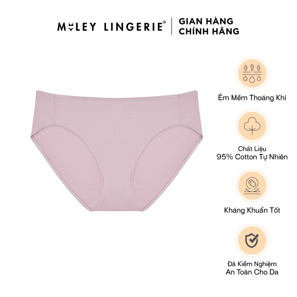 Quần Lót Cotton Tự Nhiên Mềm Mại Cao Cấp,Chuẩn An Toàn OEKO-TEX viện Hoheistein Đức, MILEY LINGERIE