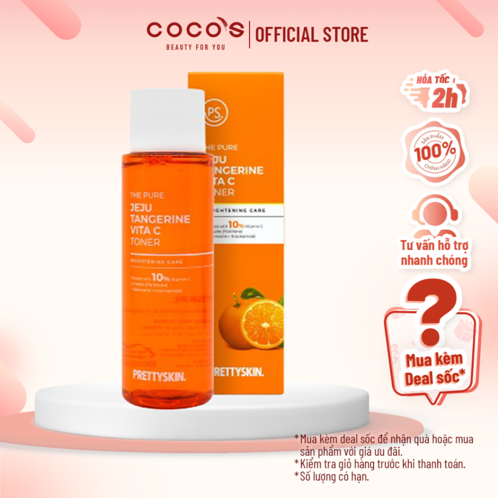 Toner Pretty Skin The Pure Jeju Tangerine Vitamin C 250ml