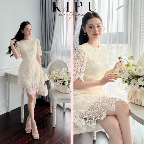 Váy Maxi Đi  Biển , Đầm Nữ Cổ Vuông Xếp Ly Ngực Dáng Dài Hàng Thiết Kế 2 Lớp Phong Cách Tiểu Thư Sang Trọng.