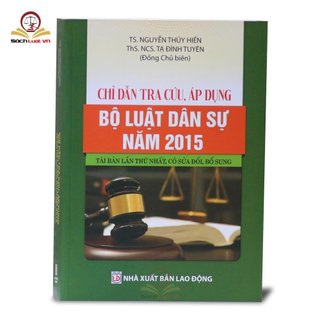 Sách - chỉ dẫn tra cứu áp dụng bộ luật dân sự năm 2015