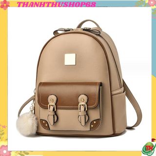 Balo nữ, balo thời trang Hàn Quốc 2 dải đựng vừa A4 siêu xinh đi học đi chơi Thanhthushop68 111