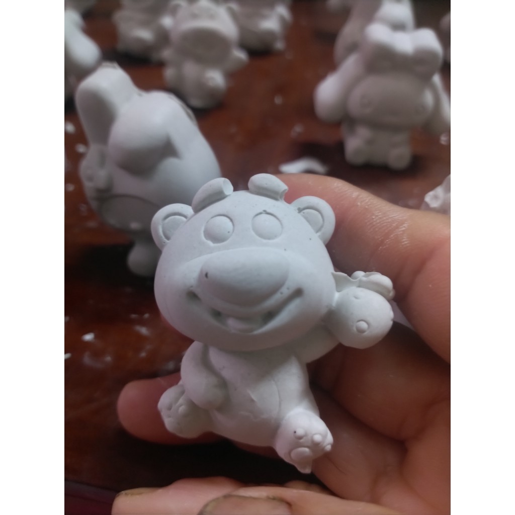 Tượng tô màu cho bé nhiều hình dáng ngộ nghĩnh.
