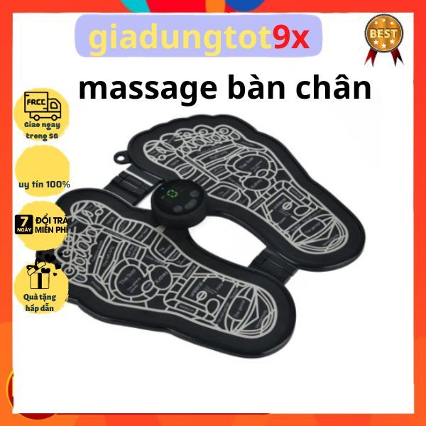 Máy  massage , Mát Xa Bàn Chân EMS Kích Thích Châm Cứu Cải Thiện Lưu Thông Máu Giảm Đau Chăm Sóc Sức Khỏe