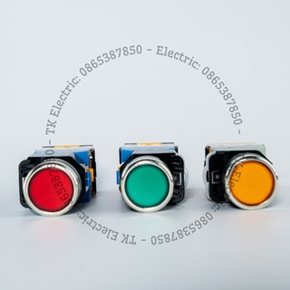 Nút nhấn nhả có đèn phi 22 | tk electric