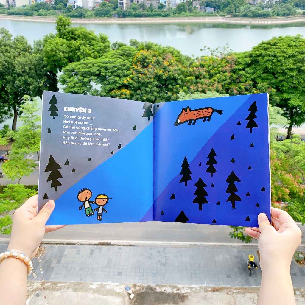 Sách Ehon Nhật Bản - Phát triển sáng tạo cho bé từ 3 tuổi - Nếu là cậu thì làm thế nào?