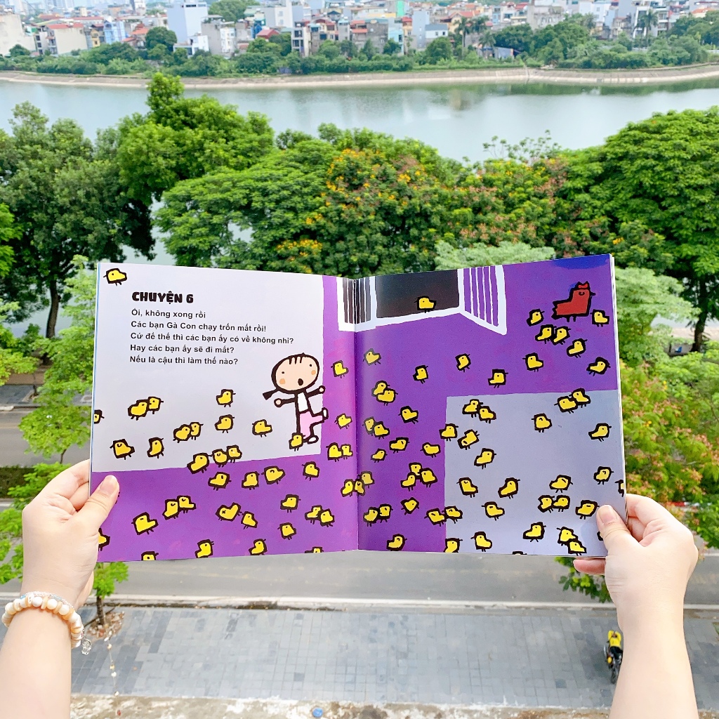 Sách Ehon Nhật Bản - Phát triển sáng tạo cho bé từ 3 tuổi - Nếu là cậu thì làm thế nào?