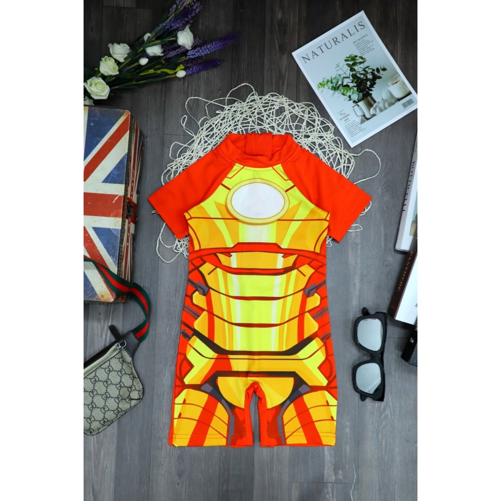 Đồ Bơi Liền Thân Bé Trai bé Gái RICH KIDS In Hình dễ thương cho trẻ từ 10kg đến 45kg