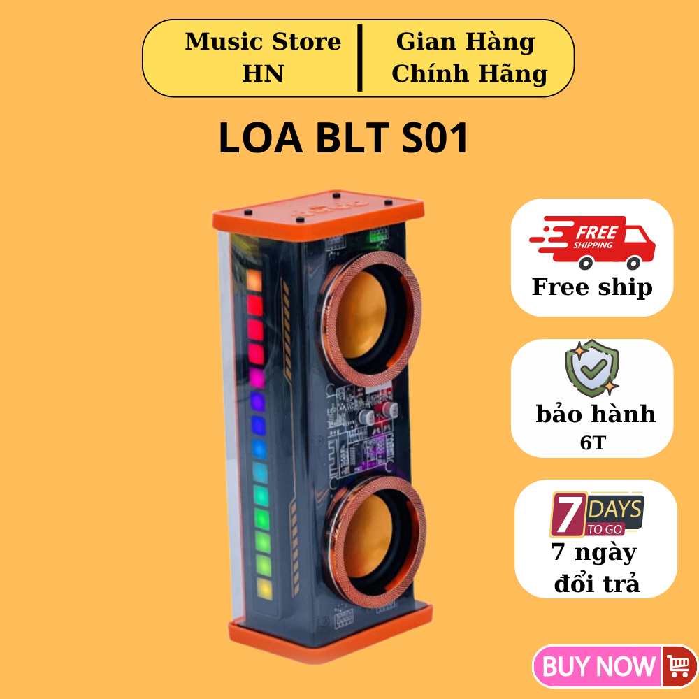 Loa bluetooth V9 – S01 âm thanh hay bass căng có đèn Led - CASE PHONE.HN