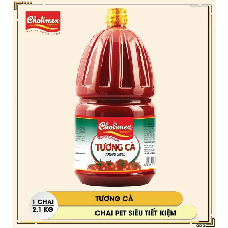 TƯƠNG CÀ CHOLIMEX/ CHAI 2,1KG