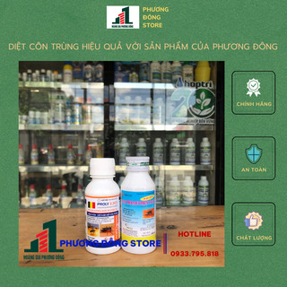 Combo thuốc diệt rệp giường, bọ chét Map Permethrin 100ml và Proly 100ml