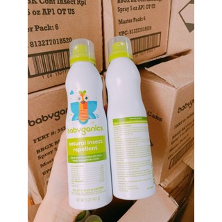 (mẫu mới)Xịt chống muỗi, xịt chống côn trùng cho bé từ 6 tháng Babyganics 142g - Hàng Us