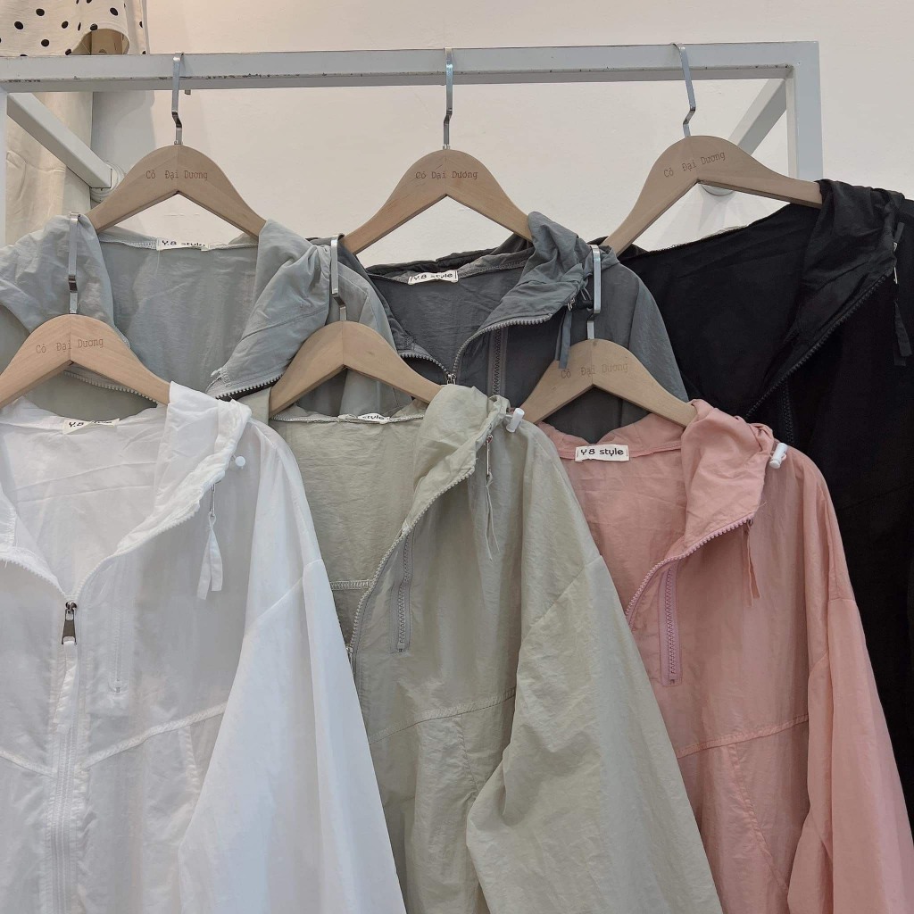 Áo khoác nhẹ Nam Nữ unisex vải dù nhật nón 2 lớp form dài rộng phong cách trường học siêu nhẹ MS34