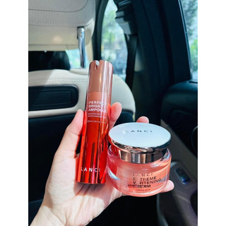 Combo dưỡng trắng Serum LANCI và Kem dưỡng trắng sáng da chống lão hoá Miracle Ampoule 50ml